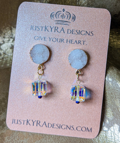 Crystal Druzy Drop