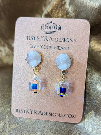 Crystal Druzy Drop